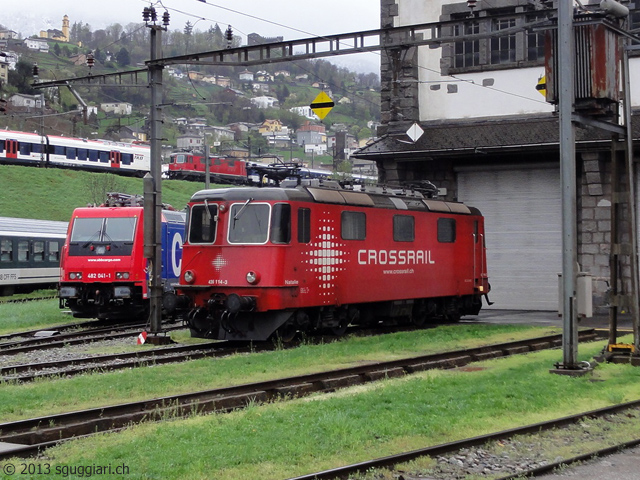 Crossrail Re 436 114-3 'Natalie' e SBB Re 482 041-1